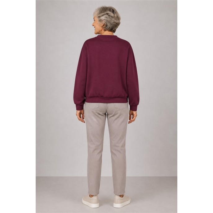 Barbara Lebek sweater 15252062 Bordeaux Barbara Lebek sweater 15252062 Bordeaux
